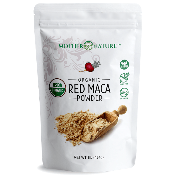 Red Maca Root Powder Mother Nature Organics