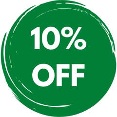 10 percent off