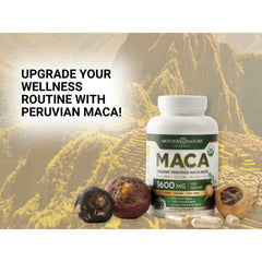 Peruvian organic maca root capsules — Mother Nature Organics
