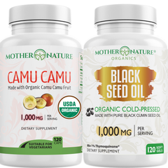 Camu Camu & Black Seed Capsules – Organic Health Bundle