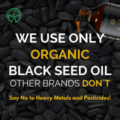 Organic Black Seed Oil purity and quality comparison — USDA Organic cold-pressed