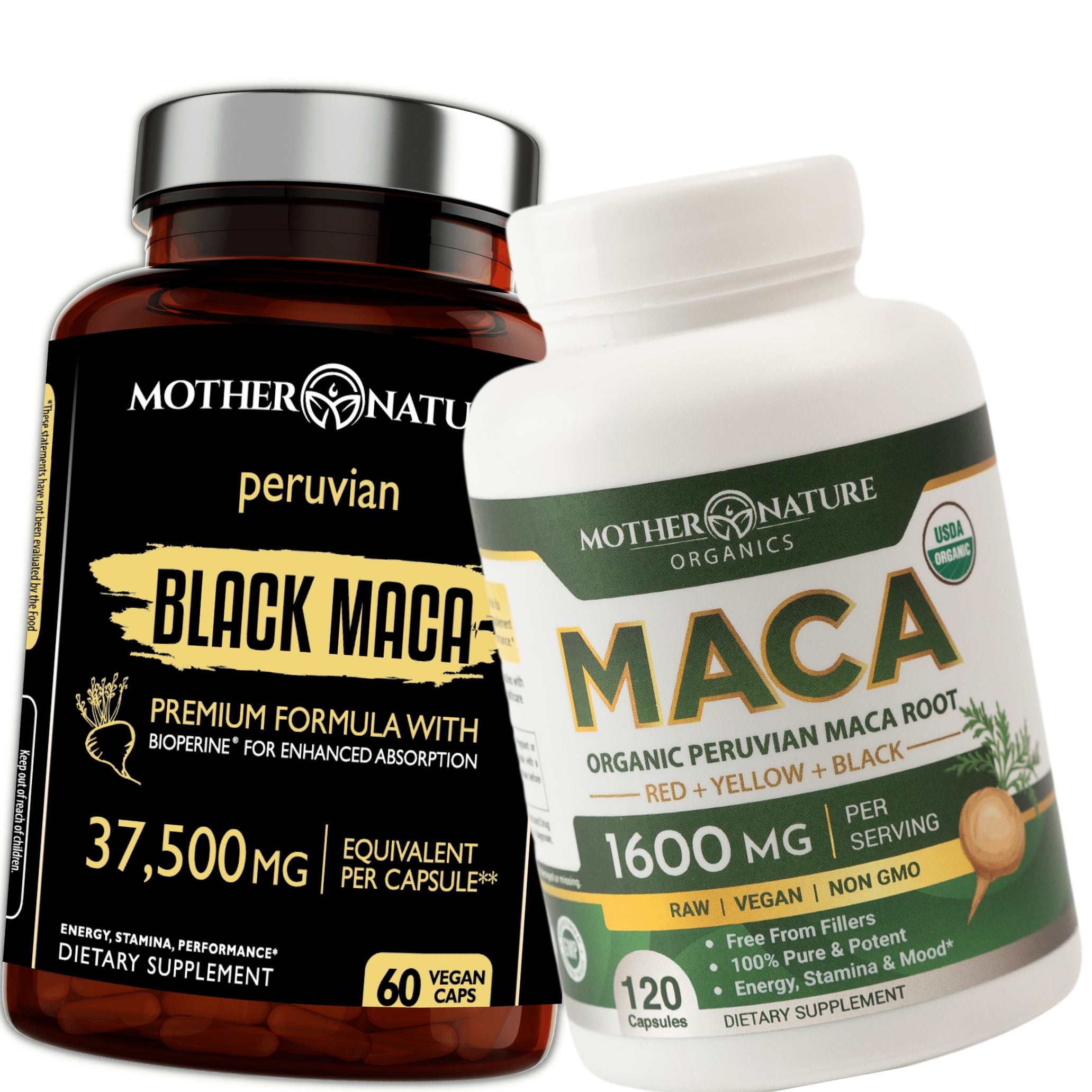 Powerful Maca Blend | Black Maca + Tricolor