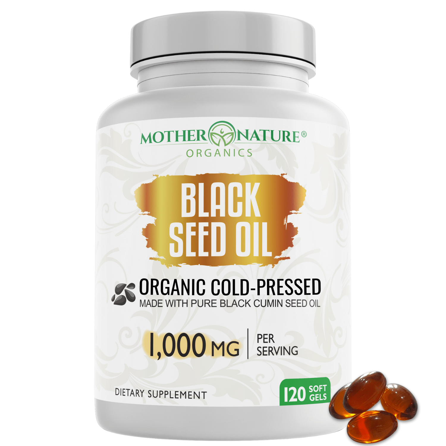 Black Seed Oil Capsules 1,000mg (Softgel)
