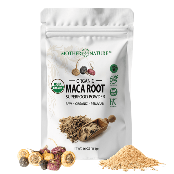 USDA Organic Maca Powder 1lb - Certified Organic, Natural Energy Boost & Hormonal Balance