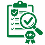 Icon: lab-tested quality checklist