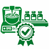 Icon: quality-checked production line