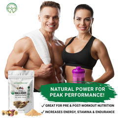 USDA Organic Maca Powder 1lb - Certified Organic, Natural Energy Boost & Hormonal Balance