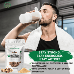 USDA Organic Maca Powder 1lb - Certified Organic, Natural Energy Boost & Hormonal Balance