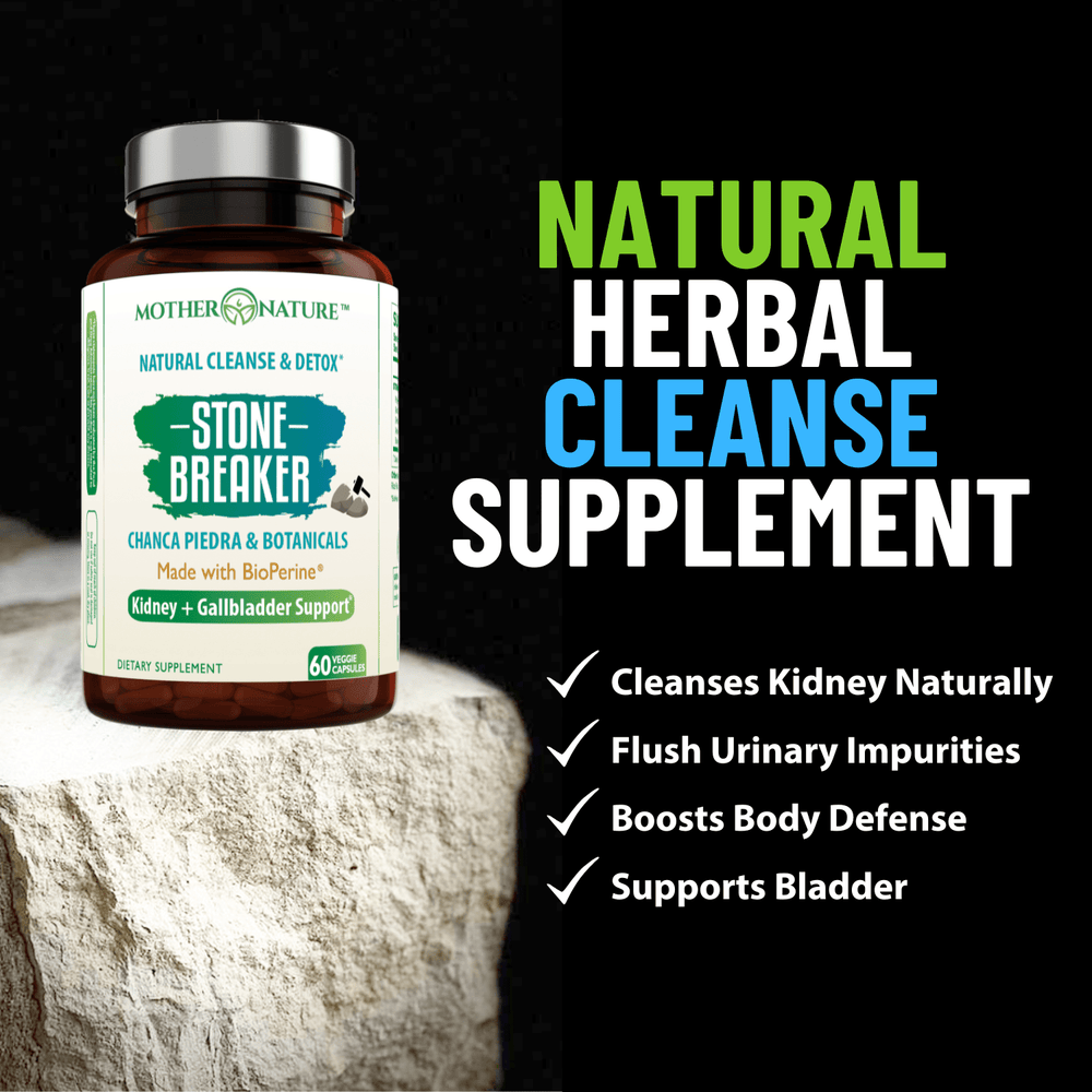 Stone Breaker Capsules ingredients — Phyllanthus parsley celery BioPerine complex