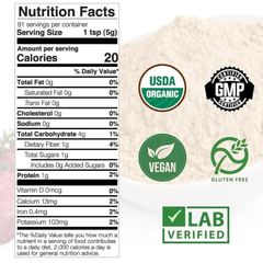 USDA Organic Maca Powder 1lb - Certified Organic, Natural Energy Boost & Hormonal Balance