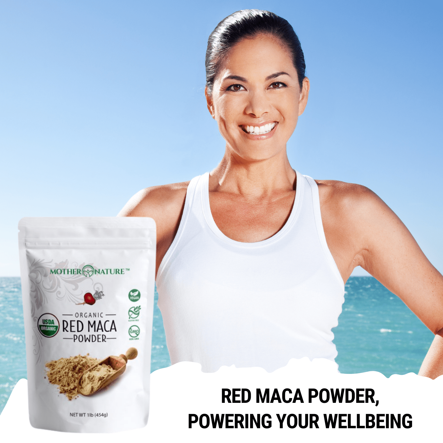 Red Maca Root Powder - Mother Nature Organics