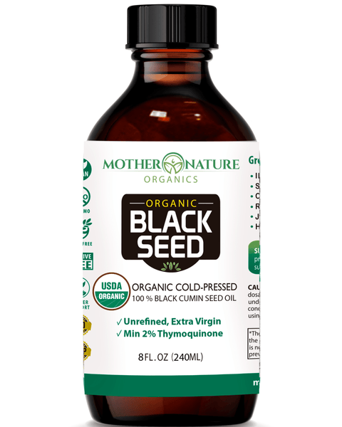 Organic Black Seed Oil Softgels — 2,000mg per Serving