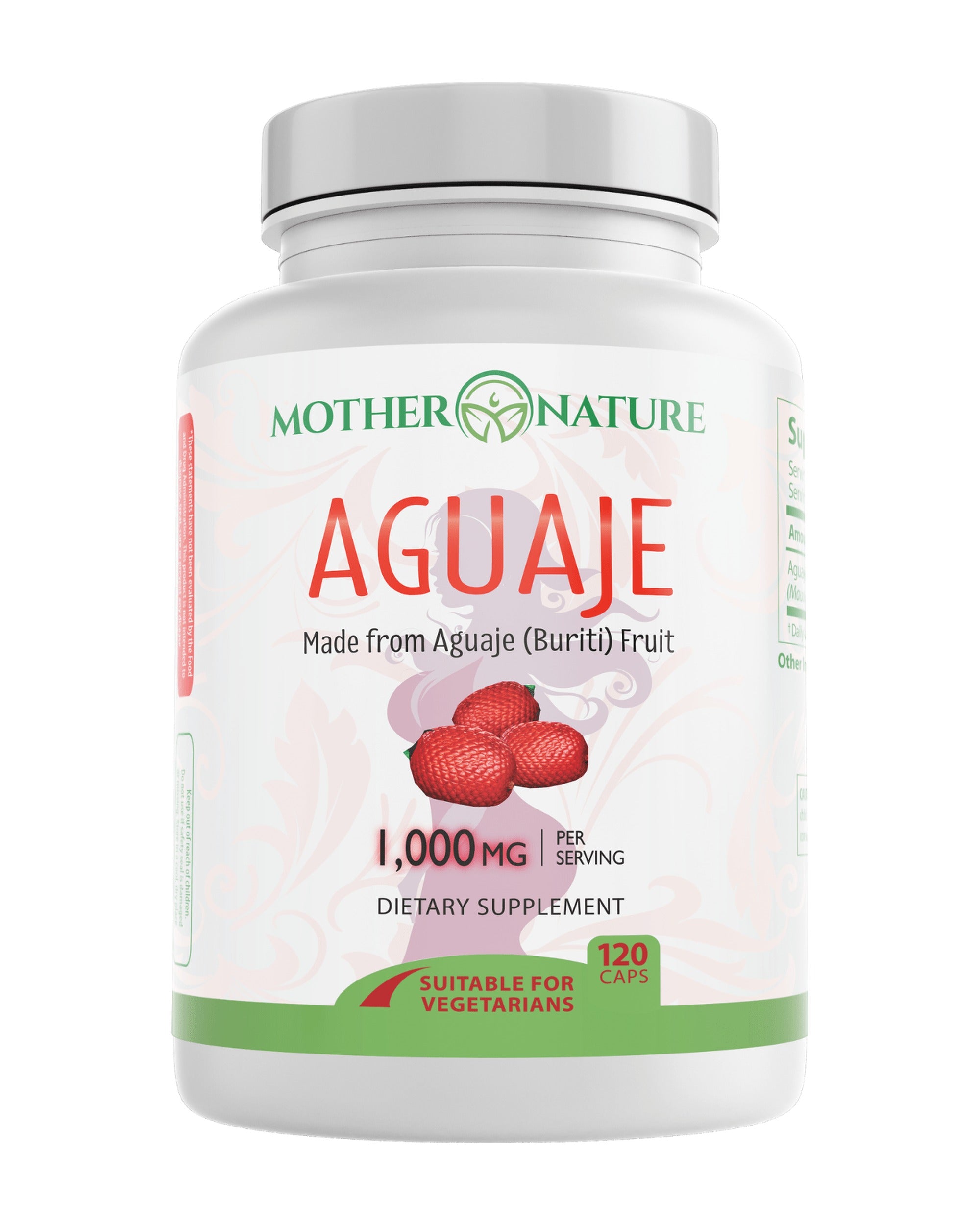 Aguaje capsules Peruvian fruit — Mother Nature Organics