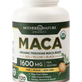 USDA Organic Maca Root Capsules, 120 count bottle