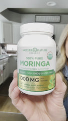 Organic moringa leaf capsules — product video | Mother Nature Organics