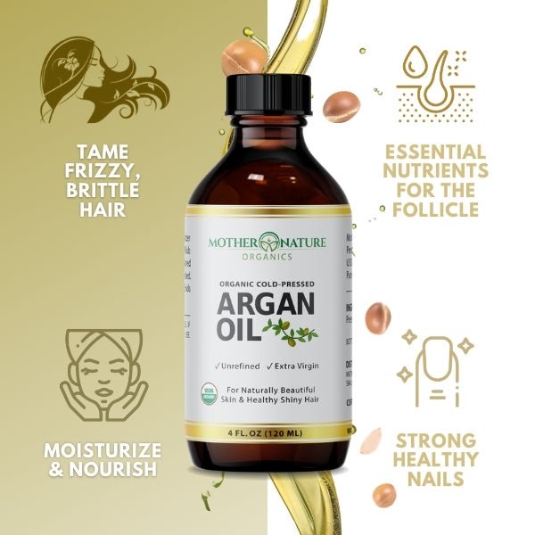 Organic Argan Oil | Pure Argan Oil - Mother Nature Organics