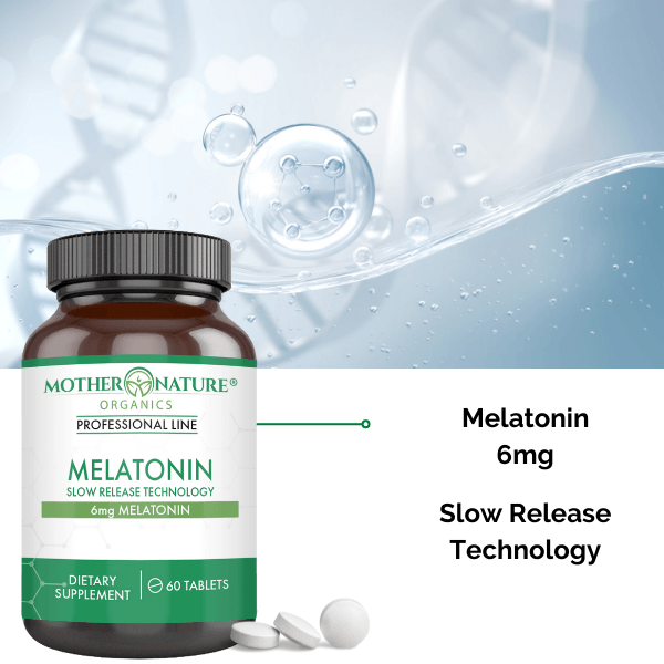Melatonin 6 mg Slow Release Tablets | 60 Count