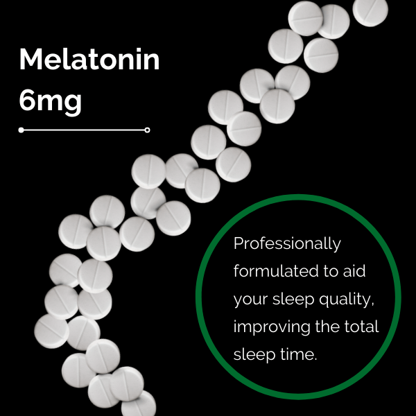 Melatonin 6 mg Slow Release Tablets | 60 Count
