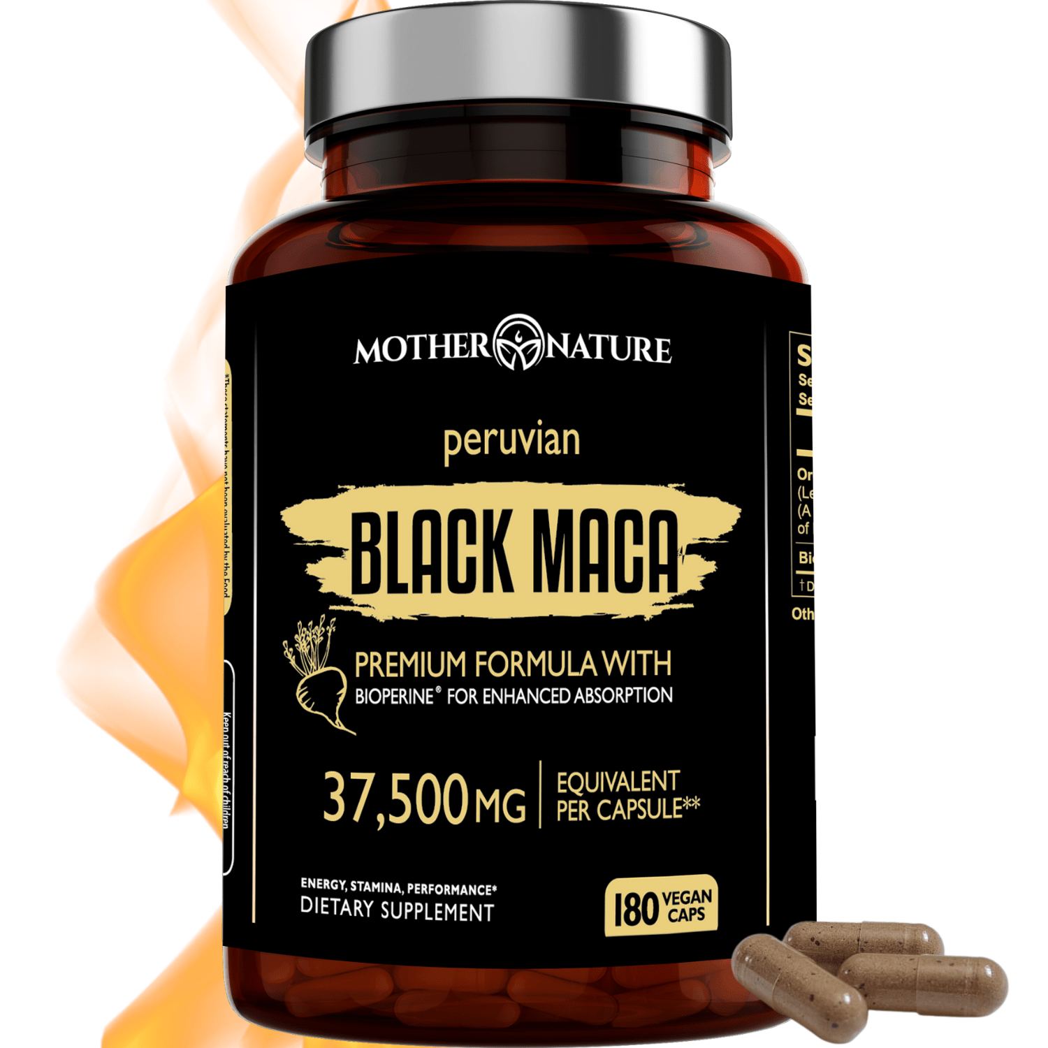 Black Maca Capsules 37,500 mg
