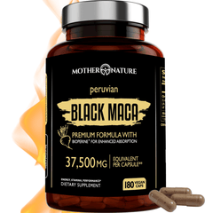Black Maca Capsules 37,500 mg