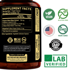Black Maca Capsules 37,500 mg