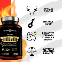 Black Maca Capsules 37,500 mg