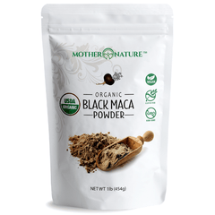 Organic Black Maca Powder Mother Nature Organics